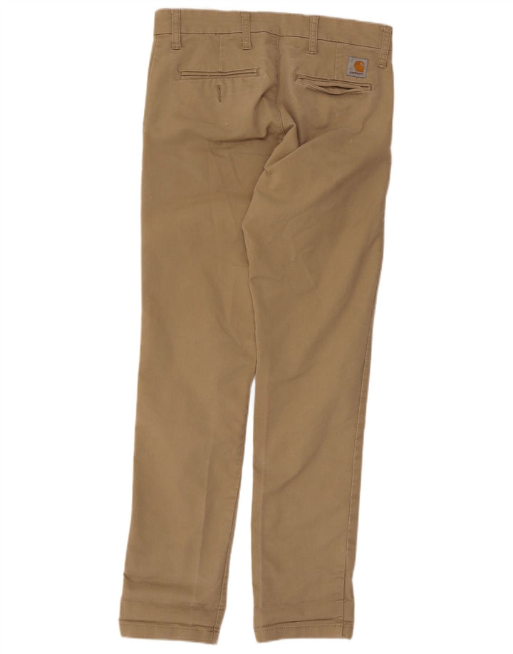 Carhartt Herre Slim Chino Bukser W30 L32 Beige Polyester
