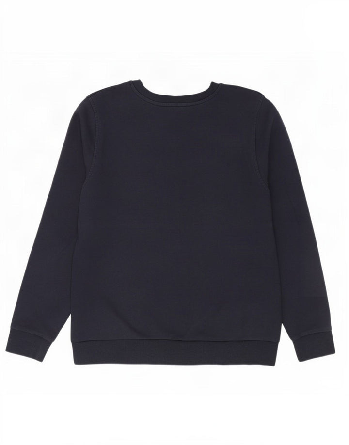 Marks & Spencer Dame Sweatshirt Jumper UK 14 Medium Navyblå Bomuld