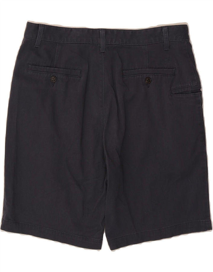 DOCKERS Mens Chino Shorts W34 Large Navy Blue Cotton Vintage Dockers and Second-Hand Dockers from Messina Hembry 