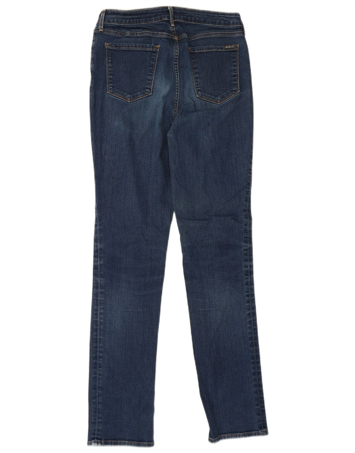 Eddie Bauer Dame Slightly Curvy Straight Jeans US 10 Large W30 L33 Blue