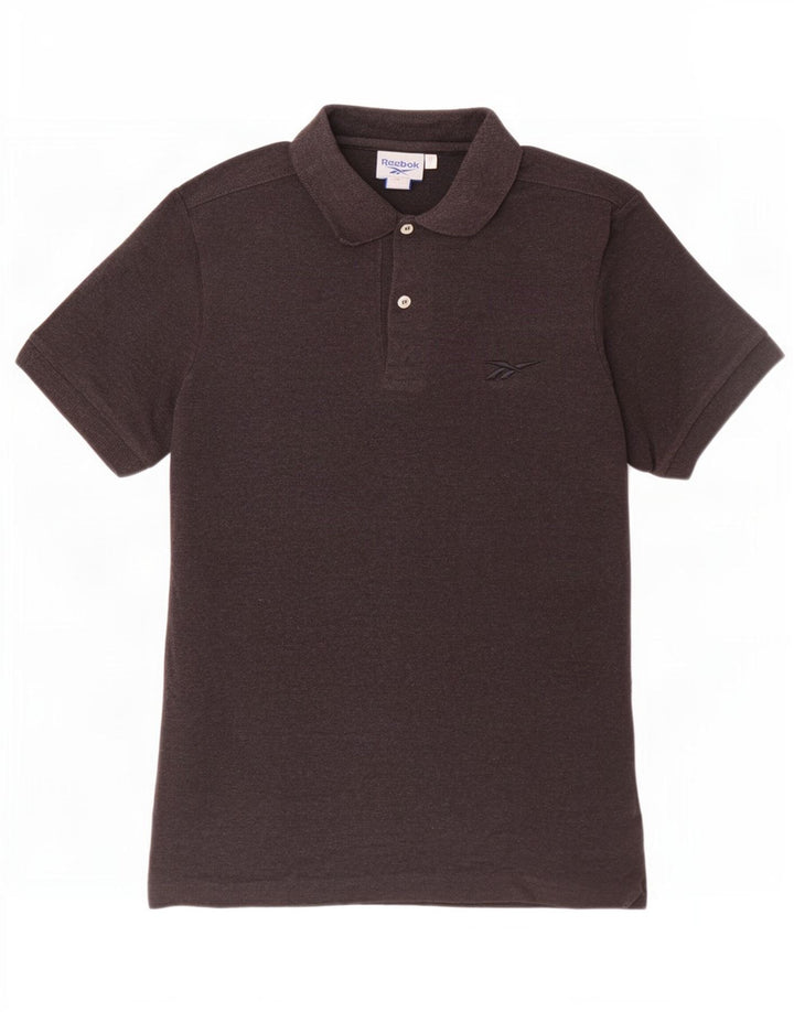 Reebok herre poloskjorte lille brun bomuld