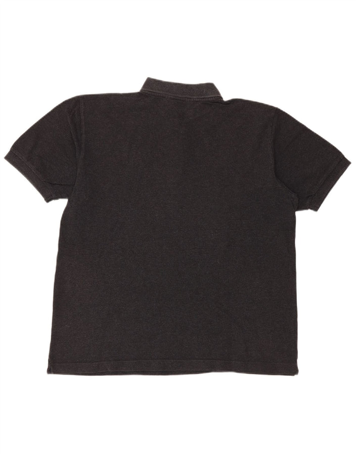 KAPPA Poloshirt til mænd mellemgrå bomuld