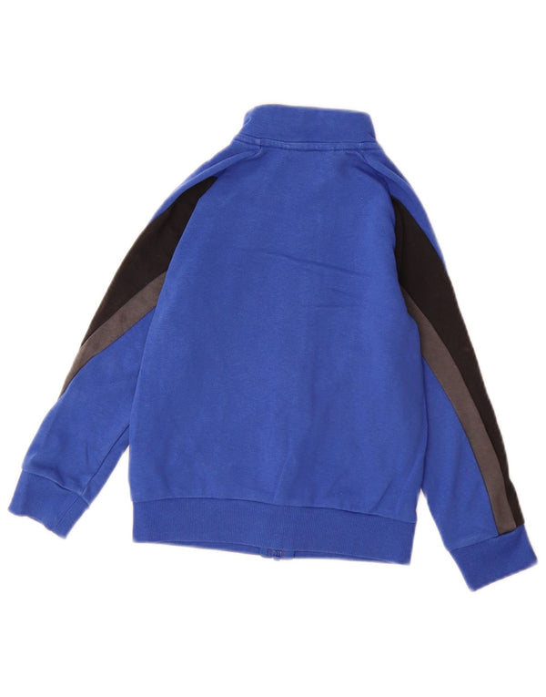 Adidas piger grafisk træningsdragt topjakke 5-6 år Blå Colourblock Bomuld