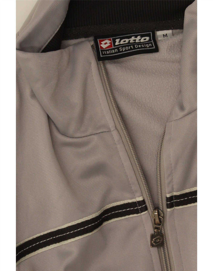 Lotto Herre Regular Fit træningsdragt Topjakke Medium Grey Colourblock
