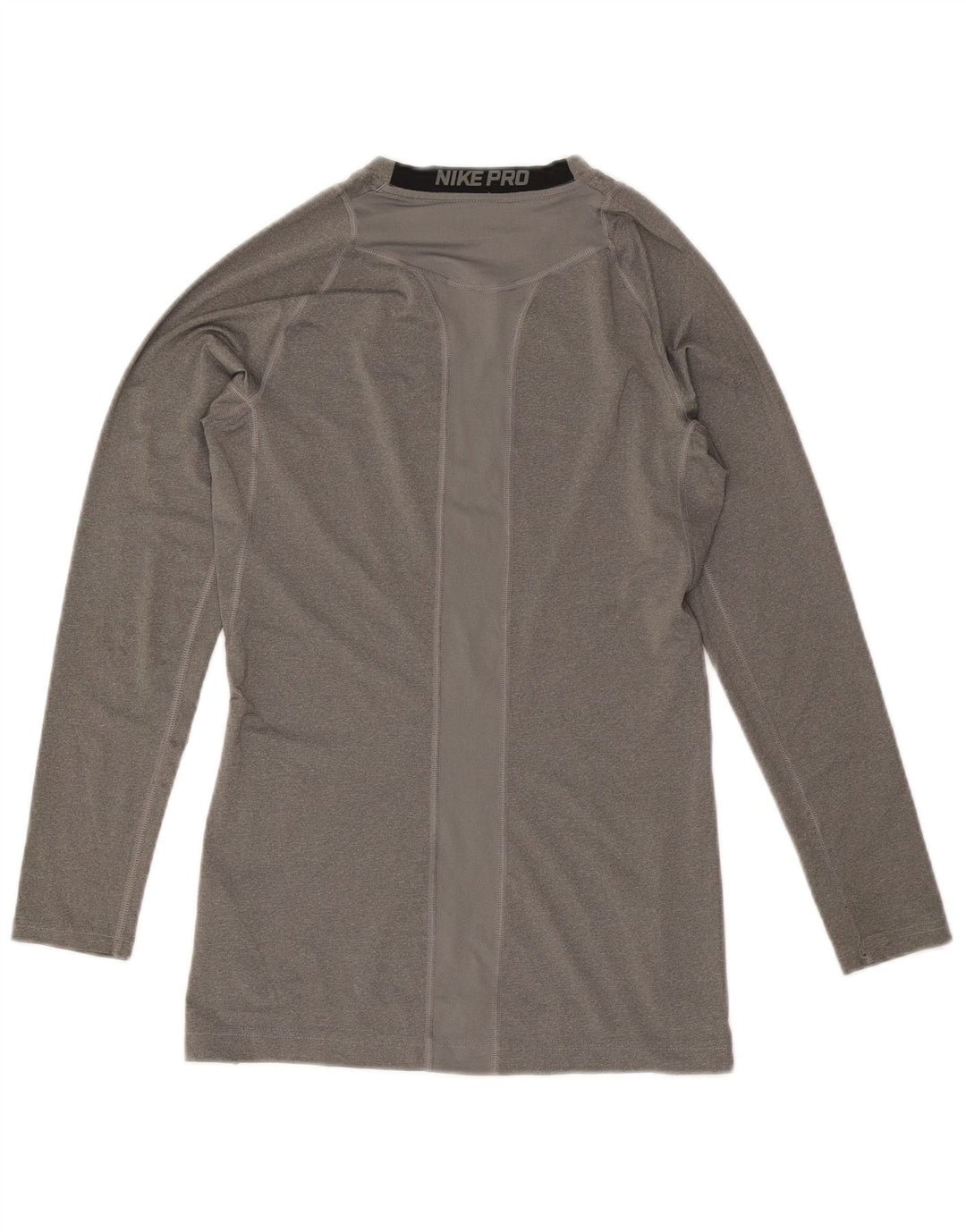 Nike Herre Dri Fit Top Langærmet Medium Grey Colourblock Polyester