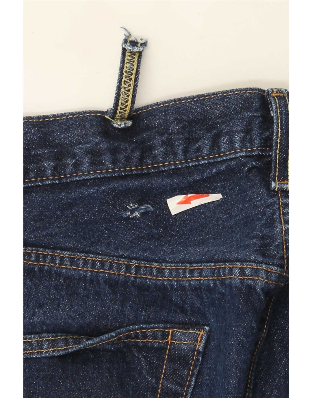 Levi's Herre 501 Straight Jeans W38 L30 Marineblå Bomuld