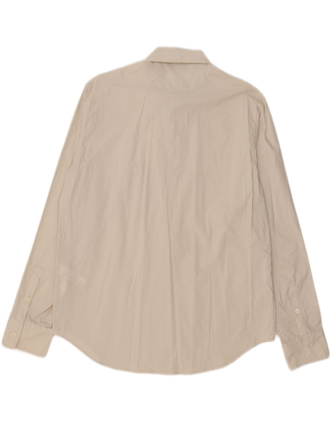 ZARA Mens Shirt Large Beige Cotton Vintage Zara and Second-Hand Zara from Messina Hembry 