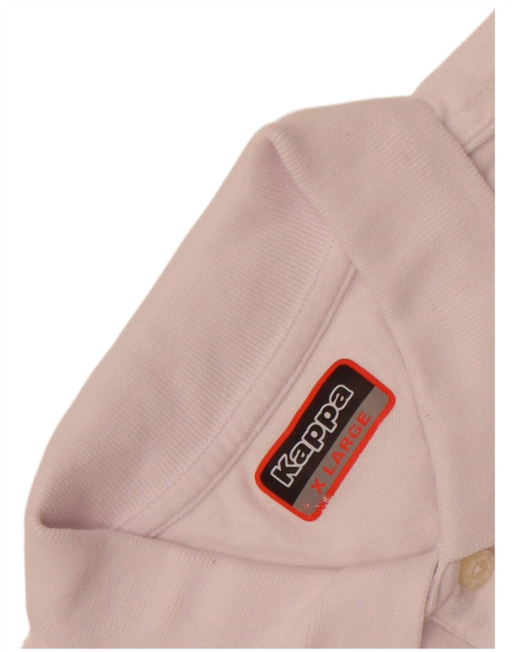 Kappa herre poloshirt XL Hvid