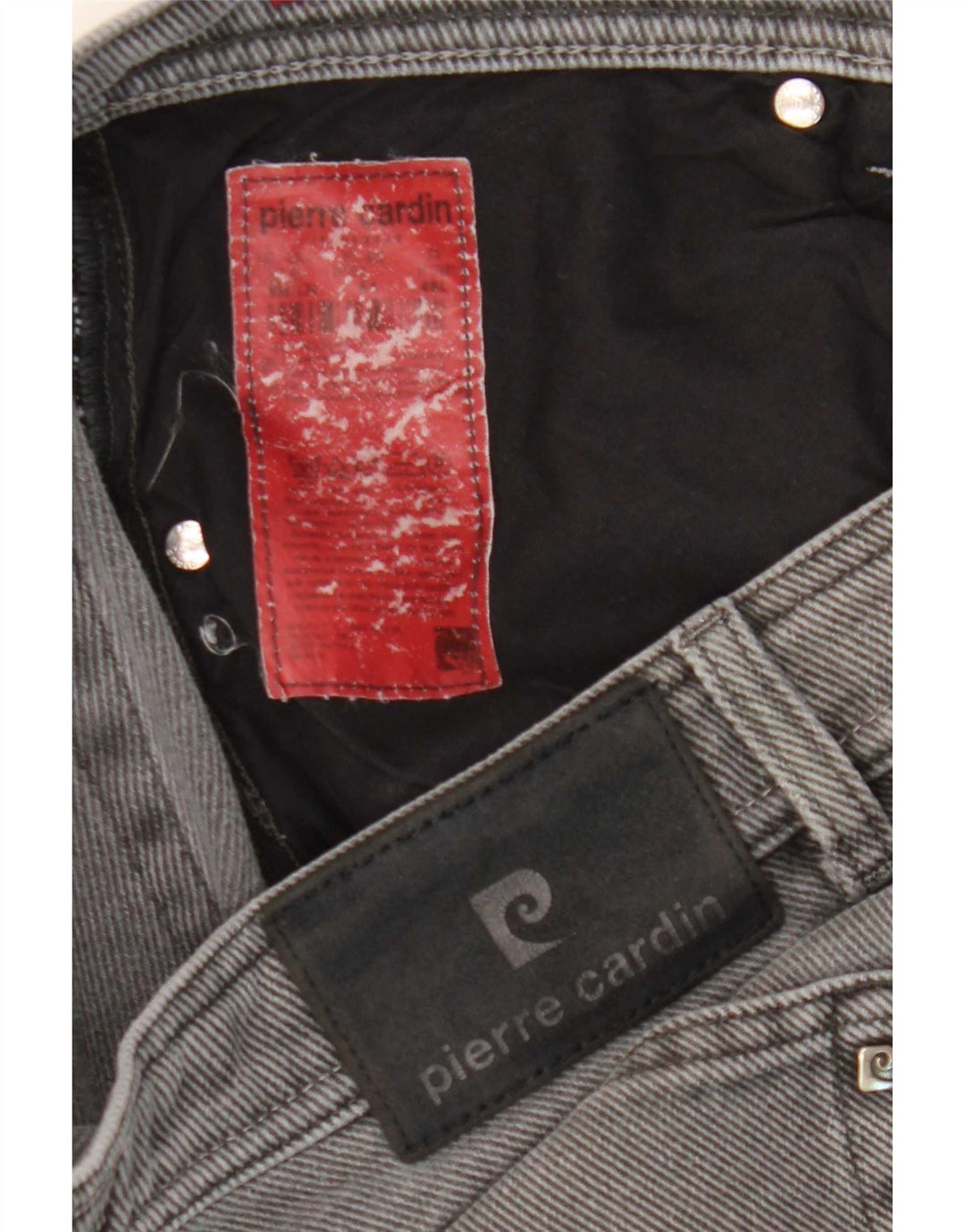 Pierre Cardin Straight Jeans til mænd W38 L27 Grå bomuld