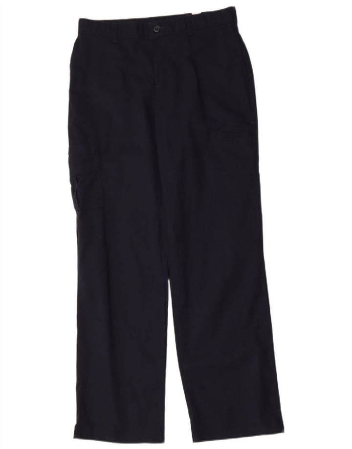 Dickies Dame Straight Cargo Bukser W32 L32 Marineblå