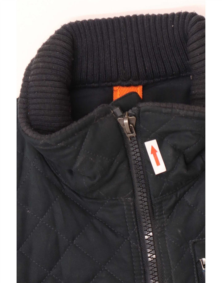 Superdry Quilted Jacket til mænd UK 36 Small Green Polyester