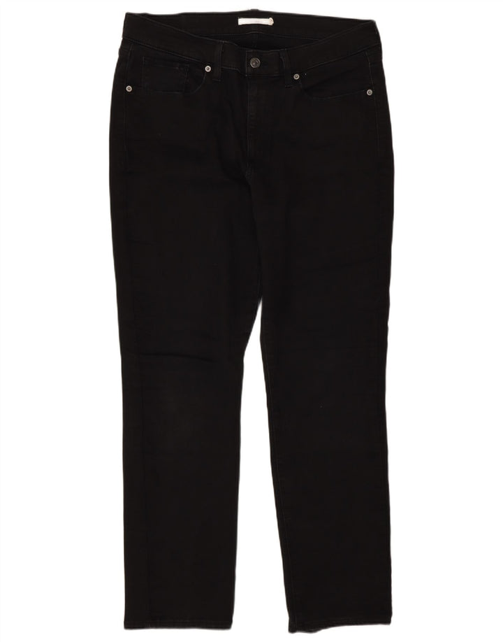 Levi's klassiske lige jeans til kvinder W32 L30 sort bomuld