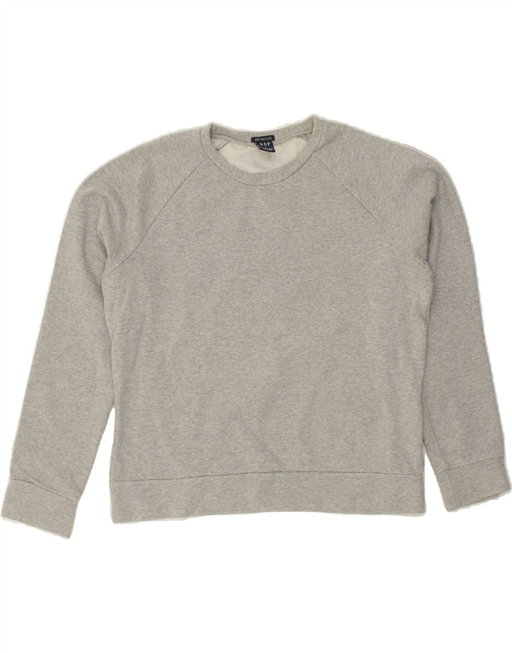GAP Womens Sweatshirt Jumper UK 16 Large Grey Cotton Vintage Gap and Second-Hand Gap from Messina Hembry 