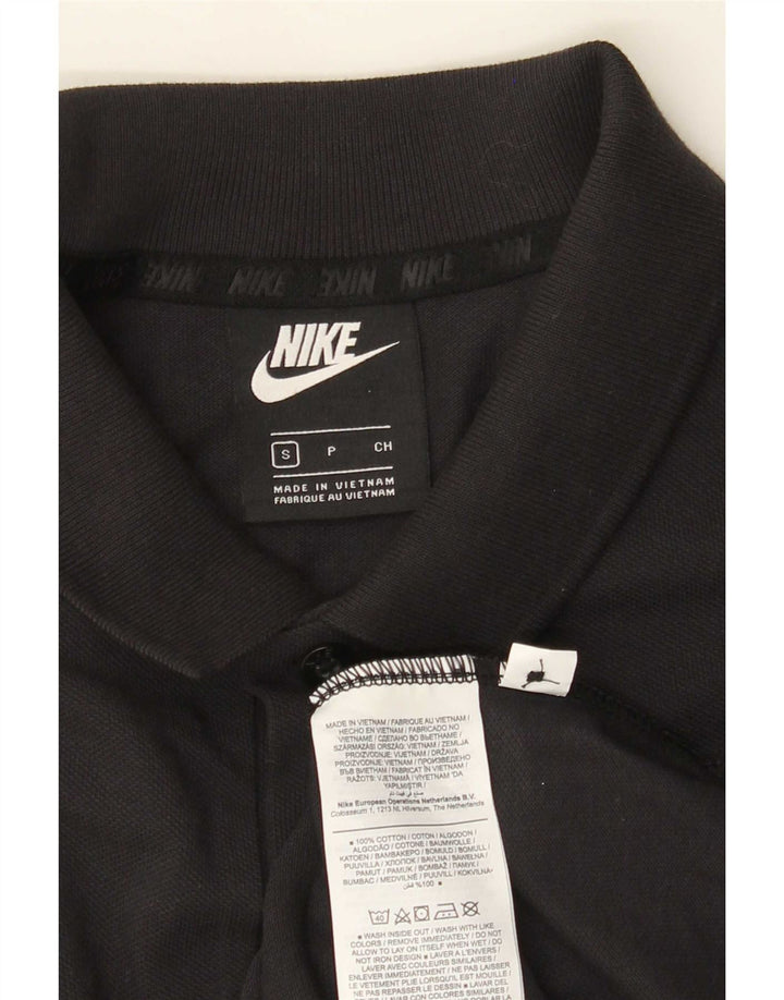 Nike poloshirt til mænd, lille sort bomuld