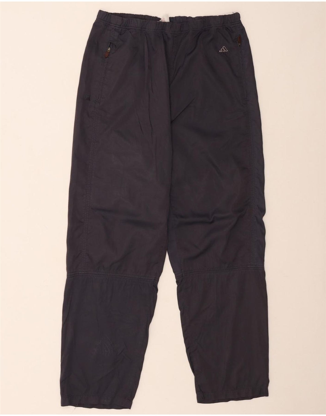 ADIDAS Womens Tracksuit Trousers UK 16 Large Grey Polyamide