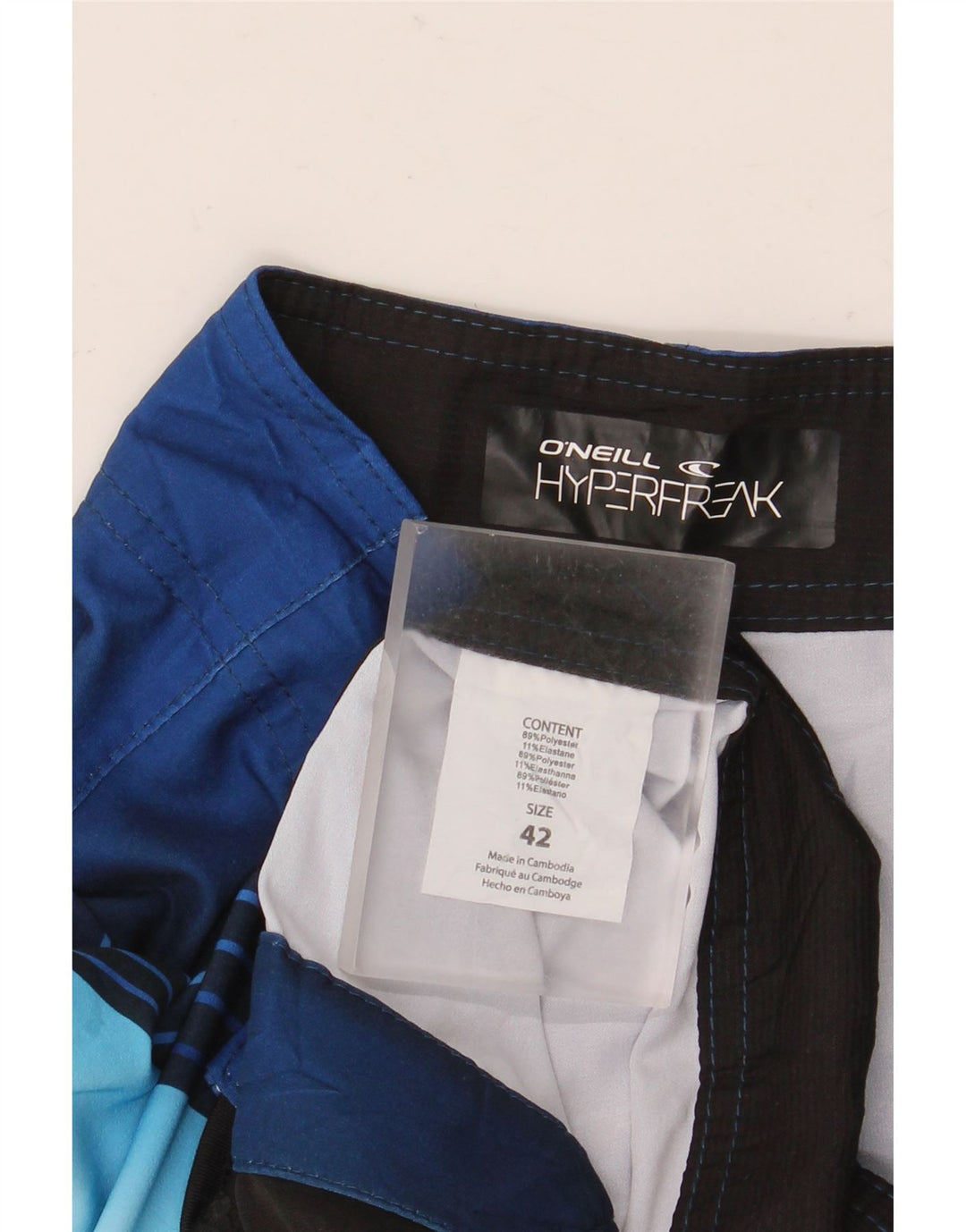 O'Neill badeshorts til mænd 2XL flerfarvet stribet polyester