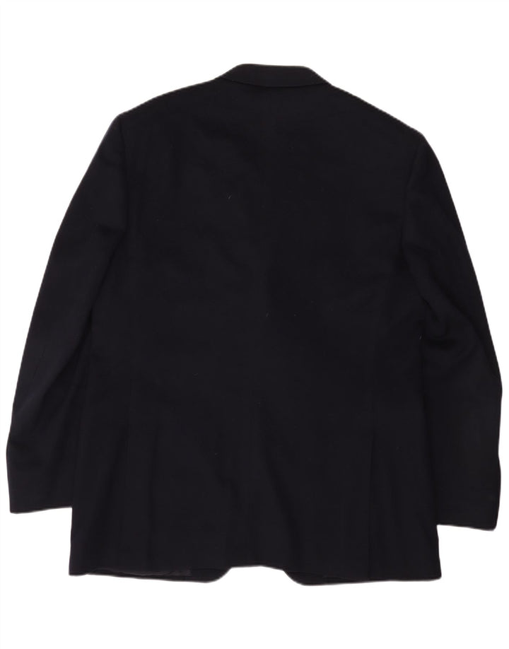 Canali Herre 3-knaps blazerjakke IT 52 XL Marineblå Uld