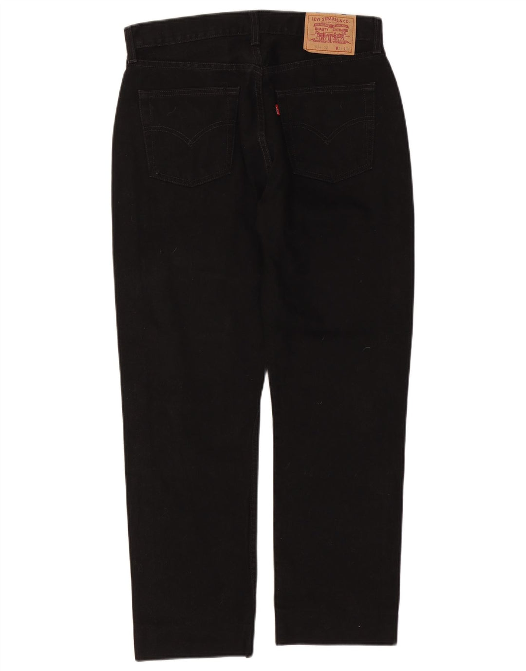 Levi's Herre 534 Straight Jeans W34 L28 Sort Bomuld