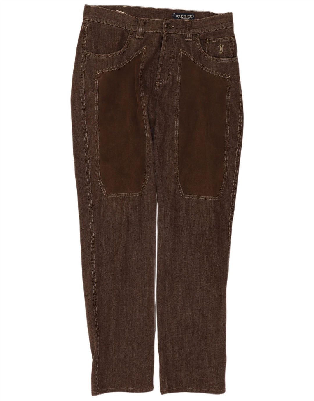 Jeckerson Herre almindelige jeans W30 L32 brun bomuld