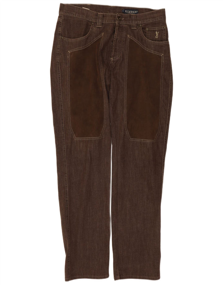 Jeckerson Herre almindelige jeans W30 L32 brun bomuld