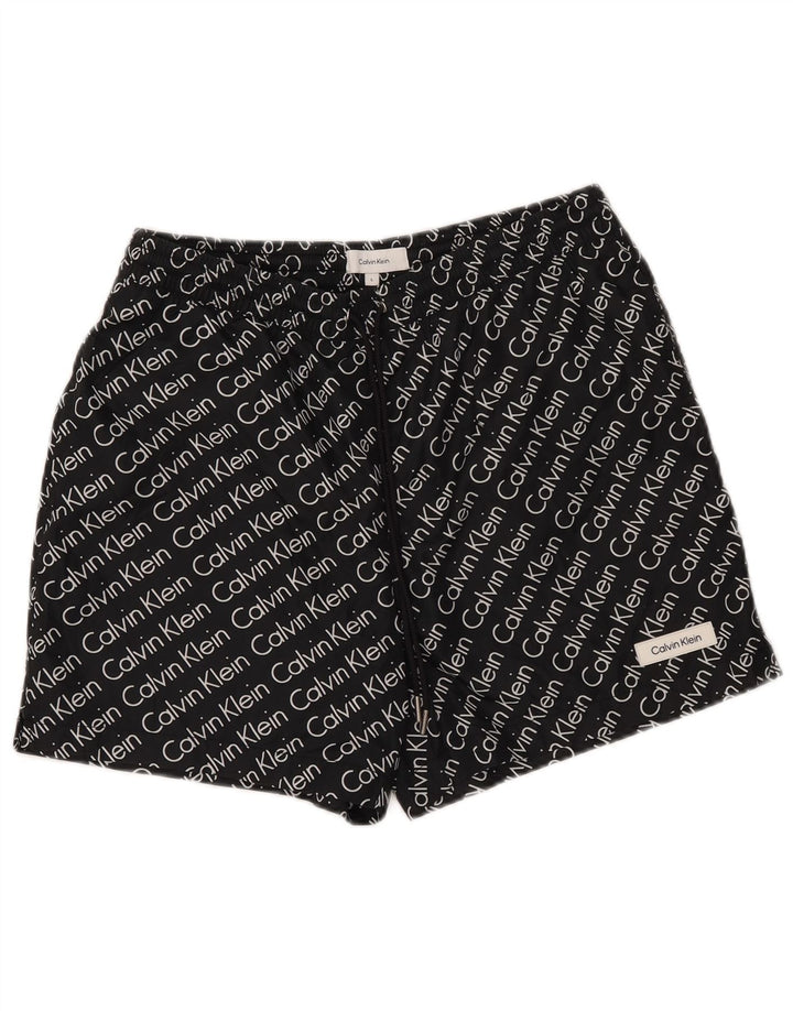 Calvin Klein Herre grafiske badeshorts Stor sort polyester