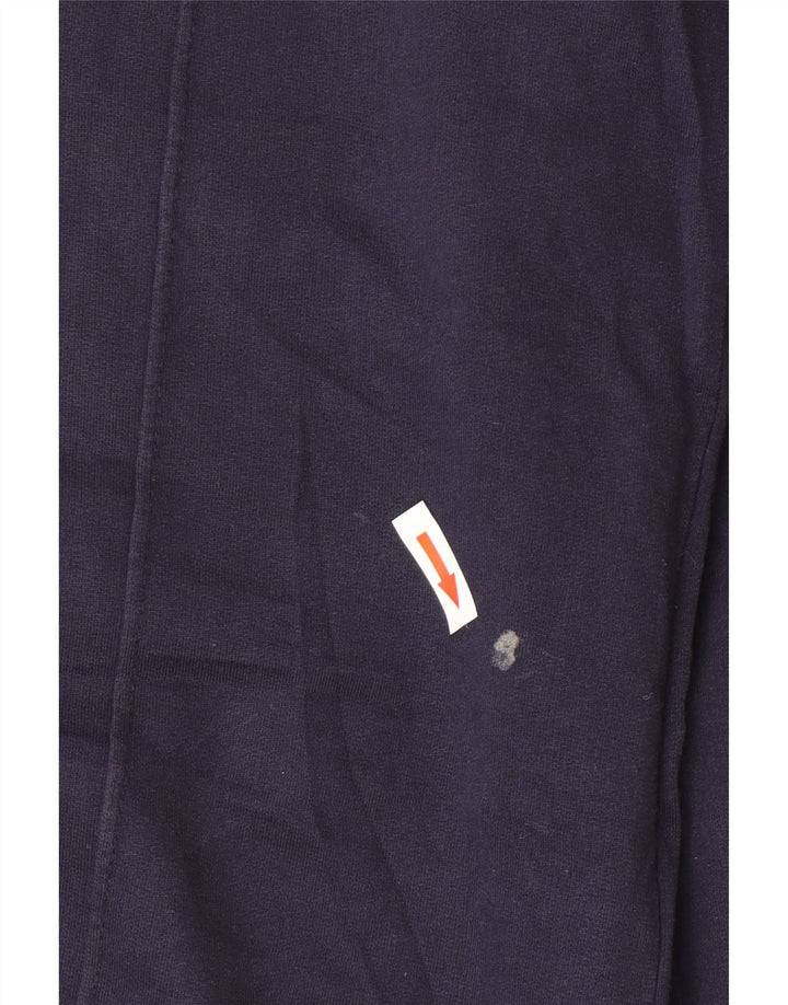 Zara Træningsdragtsbukser til kvinder UK 12 Medium Navy Blue Colourblock