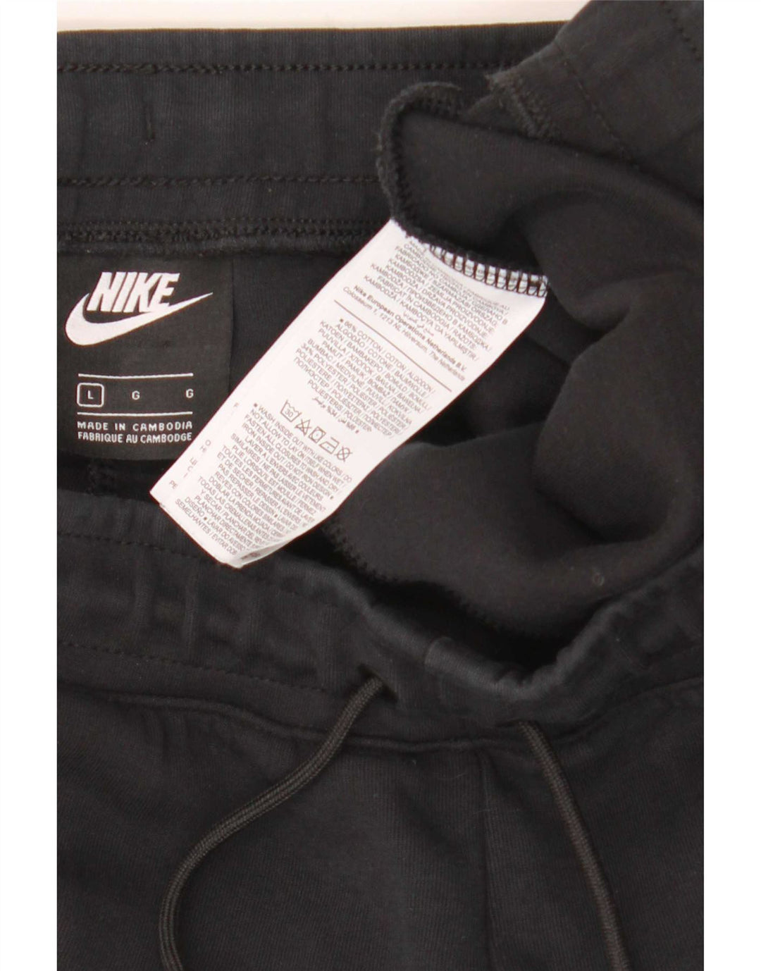 Nike træningsdragt bukser til mænd, joggers, store sorte bomuld