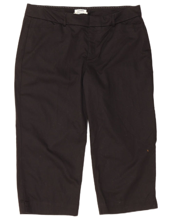 DOCKERS Dame Curvy Mid Rise Capri Bukser US 16 2XL W36 L21 Sort