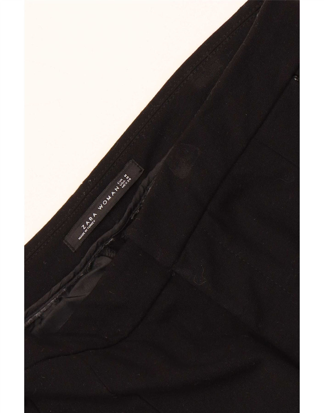 Zara Dame Skinny Chino Bukser Medium W28 L28 Sort