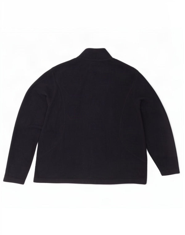 Marks & Spencer Fleecejakke til kvinder UK 20 2XL Marineblå Polyester