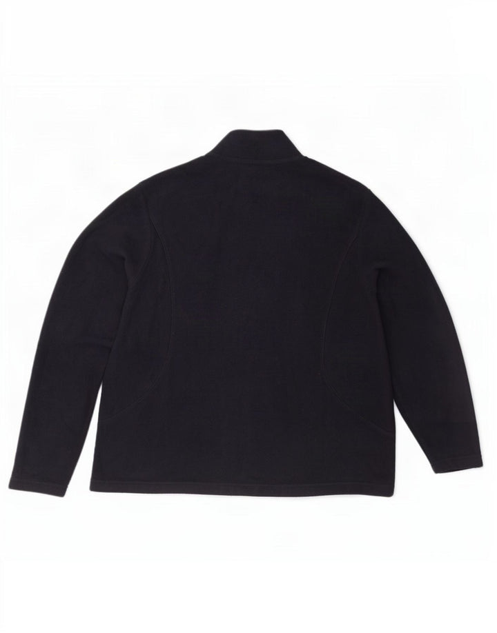 Marks & Spencer Fleecejakke til kvinder UK 20 2XL Marineblå Polyester