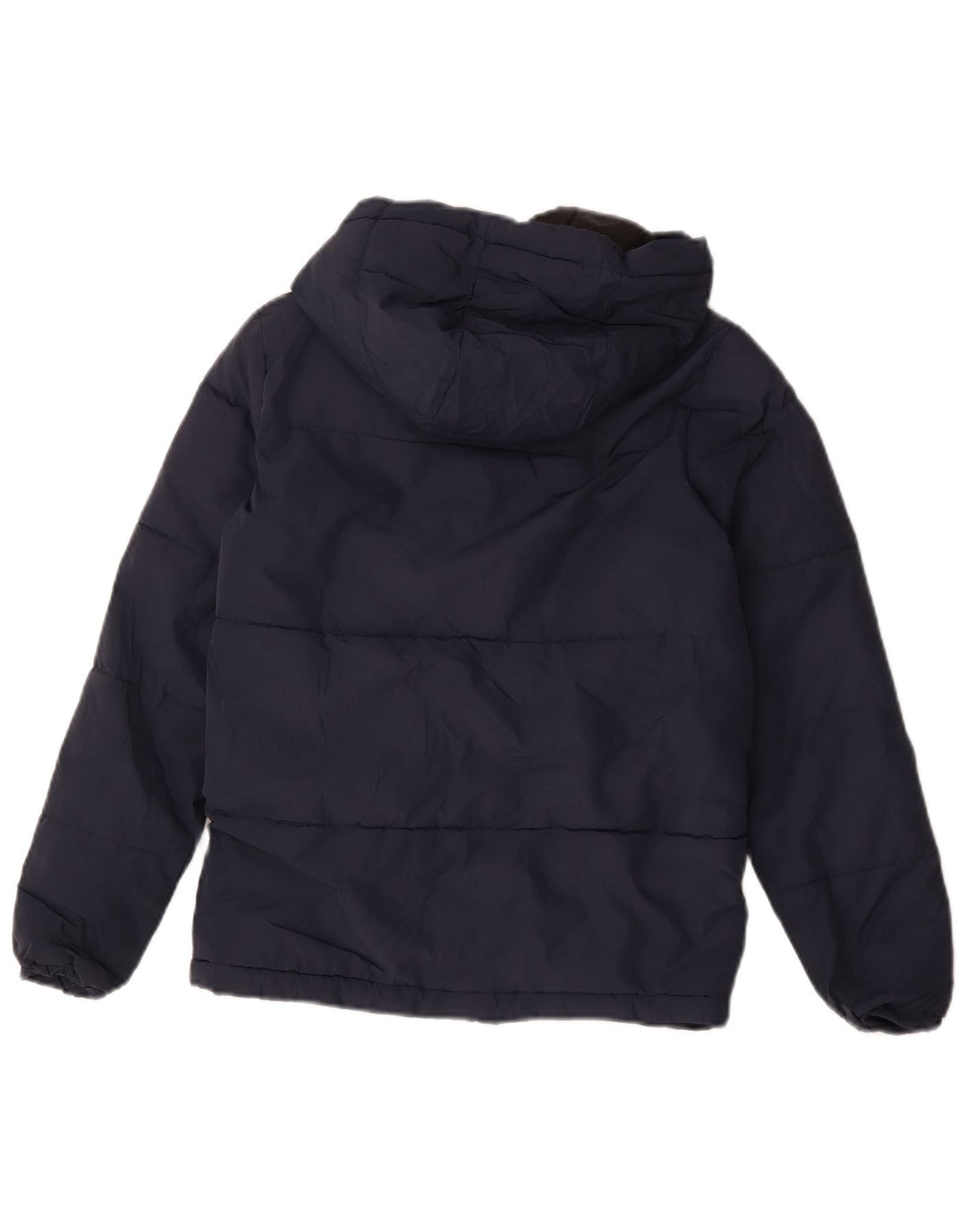 Jack & Jones drenge grafisk polstret hættejakke 11-12 år marineblå