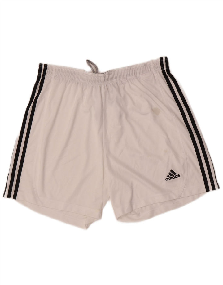Adidas Herre Climalite Sportshorts Store hvide polyester