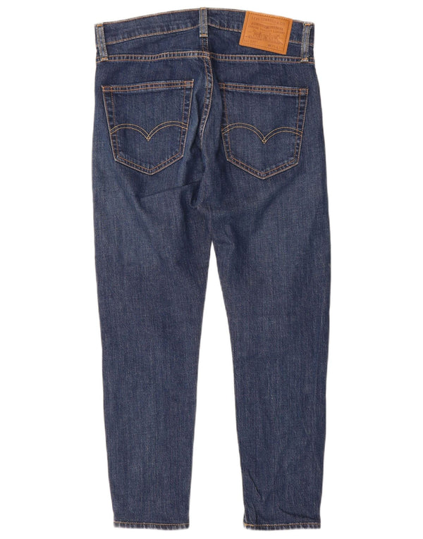 Levi's Dame 512 Slim Tapered Jeans W29 L28 Marineblå Bomuld