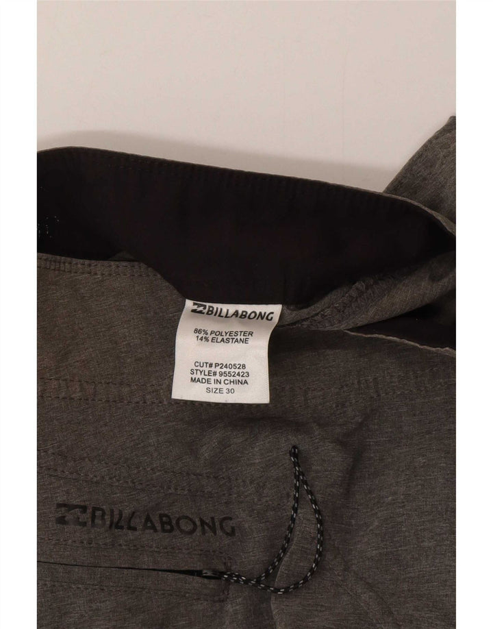 Billabong Badeshorts til mænd mellem grå stribet polyester