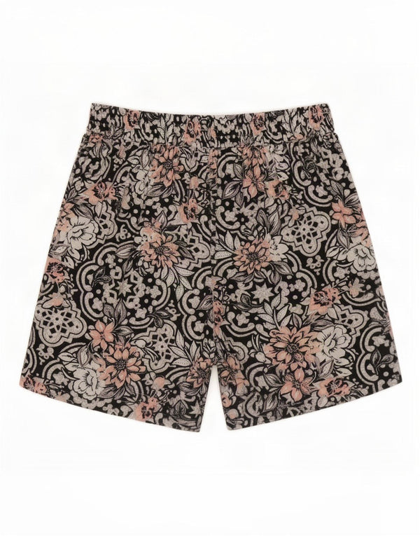 M&Co Womens Petite Casual Shorts UK 8 Small W28 Multicolored Floral
