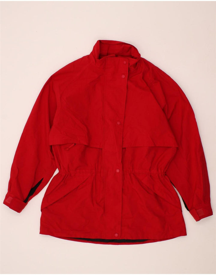 EDDIE BAUER Womens Raincoat UK 16 Large Red Polyester Vintage Eddie Bauer and Second-Hand Eddie Bauer from Messina Hembry 