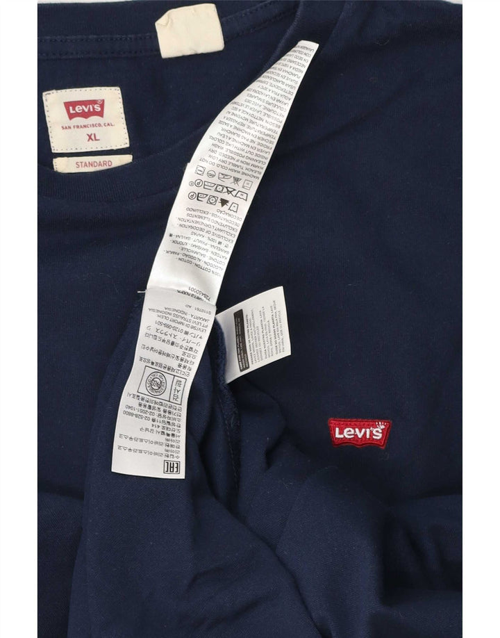 Levi's Standard Top Langærmet XL Marineblå Bomuld