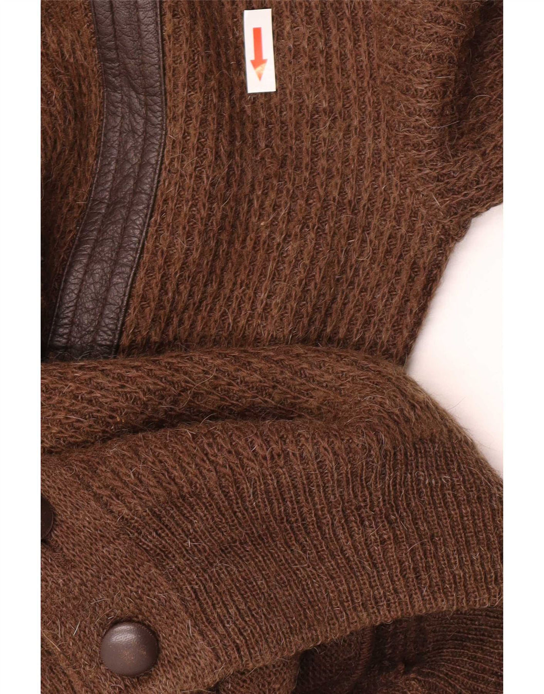 Marek Herre Cardigan Sweater Stor Brun Akryl