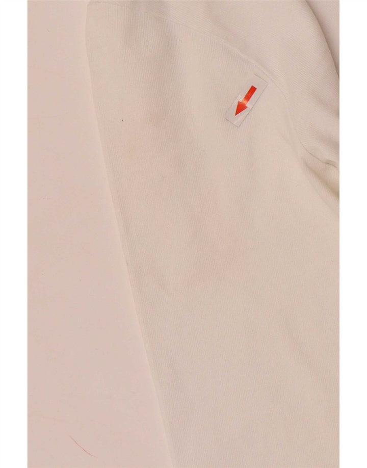 Calvin Klein Jeans Dame Top Langærmet UK 10 Small White