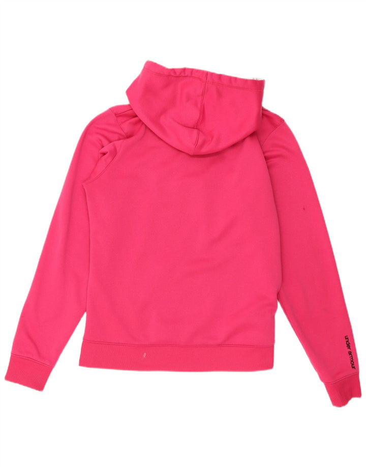 Under Armour Grafisk hættetrøje til kvinder UK 14 Medium Pink Polyester