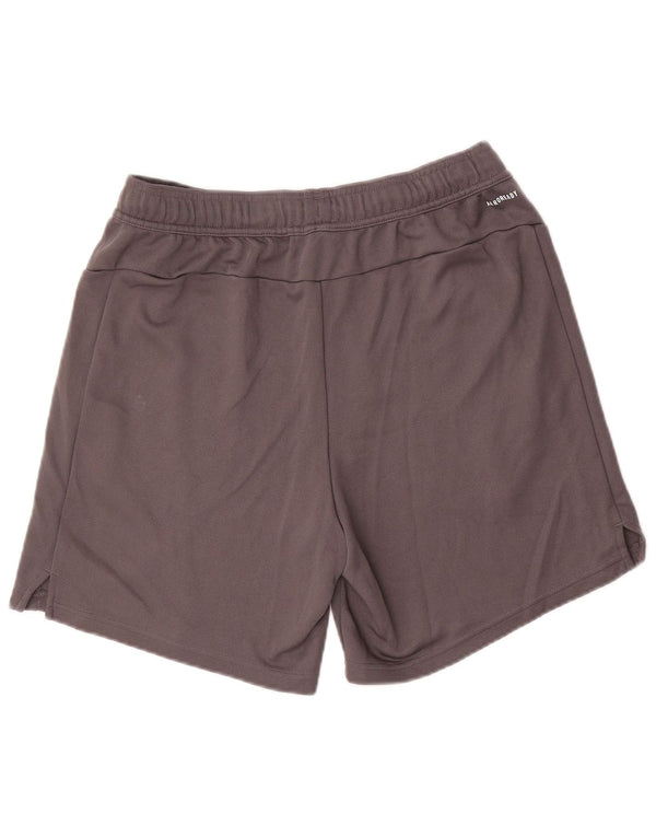 Adidas Herre Aeroready Regular Fit Sportshorts Large Grå Polyester
