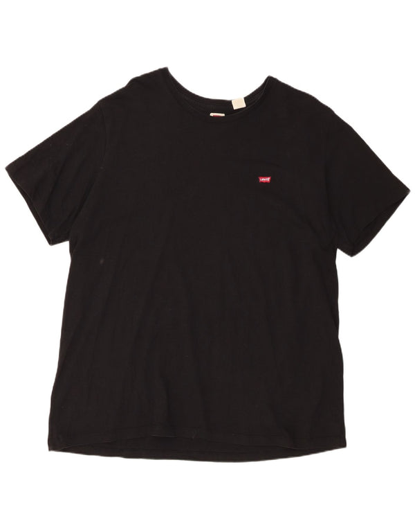 Levi's Womens Regular Fit T-Shirt Top 2XL Sort