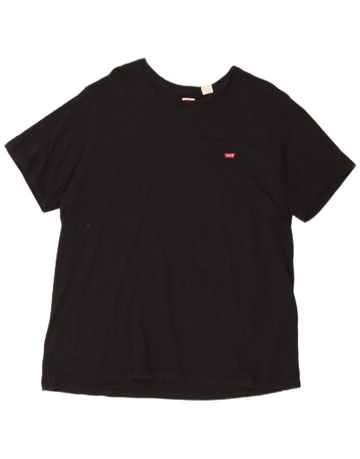 Levi's Womens Regular Fit T-Shirt Top 2XL Sort