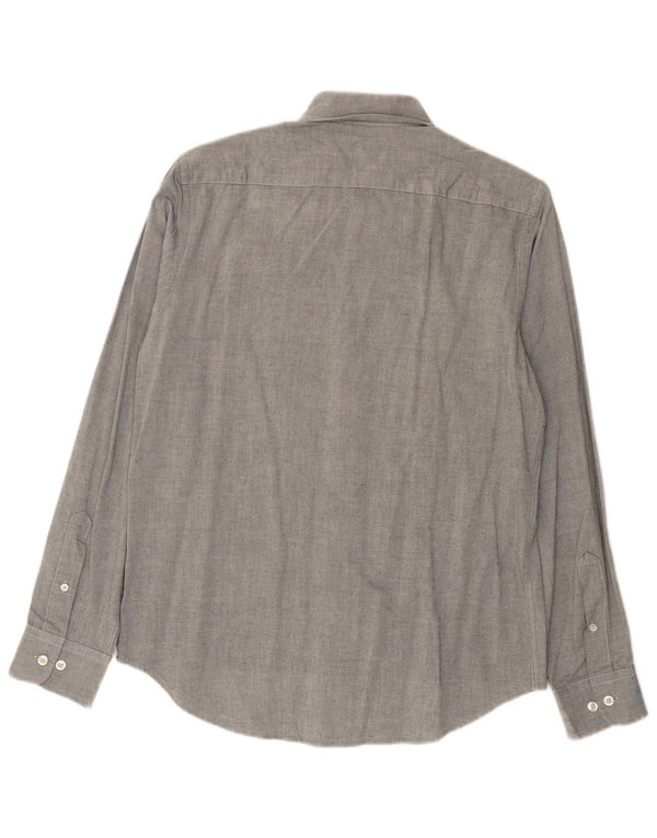 Marina Yachting Mens Slim Fit Shirt Size 40 Medium Grey