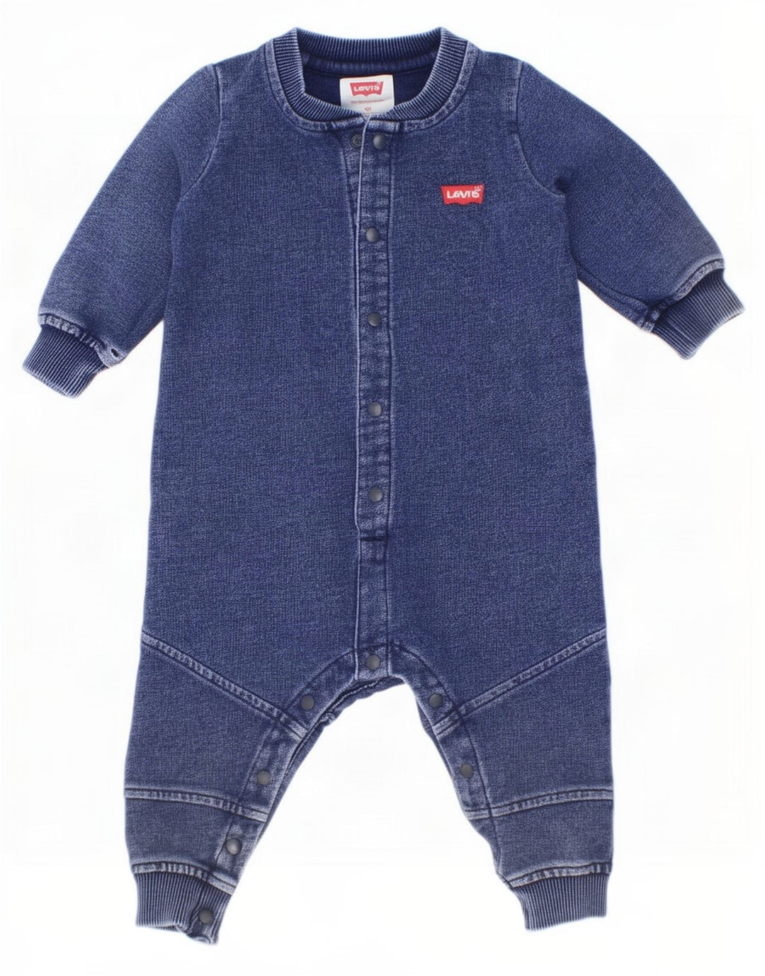 Levi's Baby Boys Langærmet Jumpsuit 3-6 Måneder Marineblå