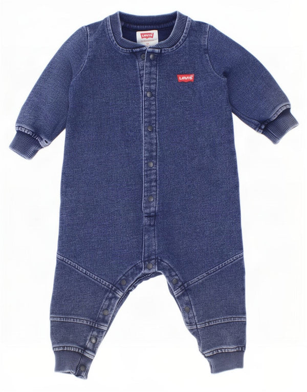 Levi's Baby Boys Langærmet Jumpsuit 3-6 Måneder Marineblå