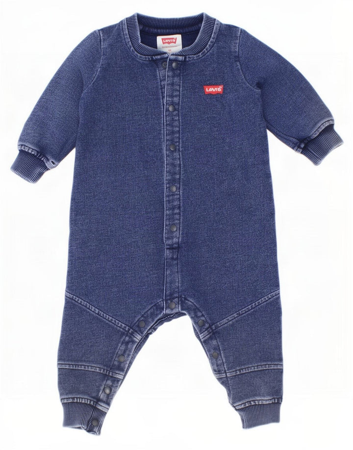 Levi's Baby Boys Langærmet Jumpsuit 3-6 Måneder Marineblå