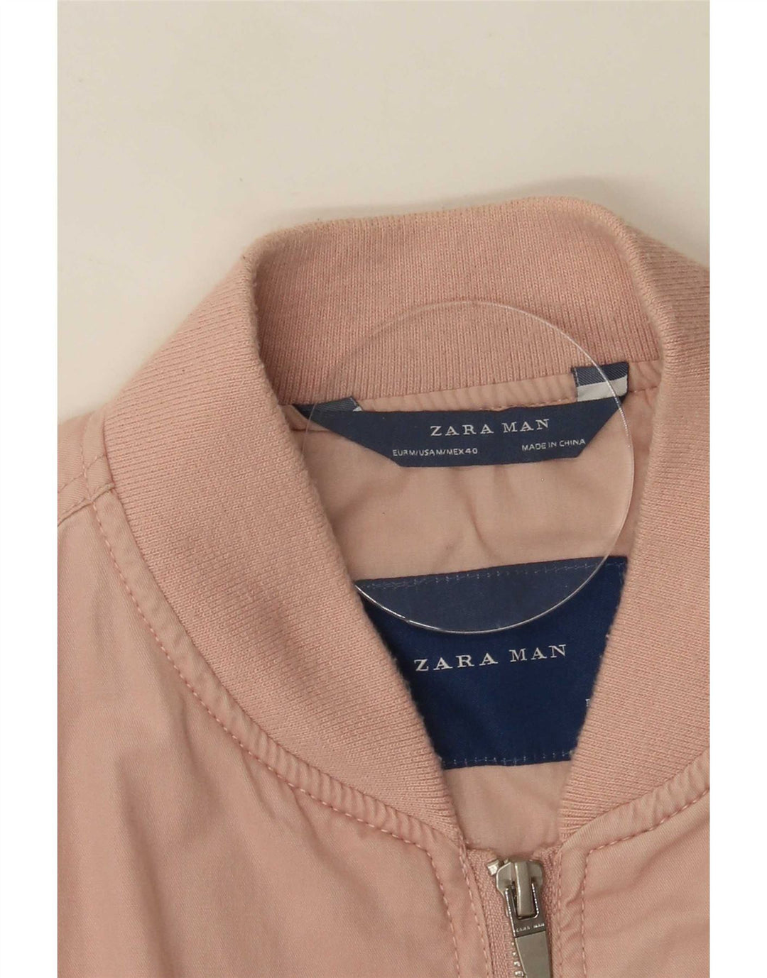 Zara Bomberjakke til mænd UK 38 Medium Pink