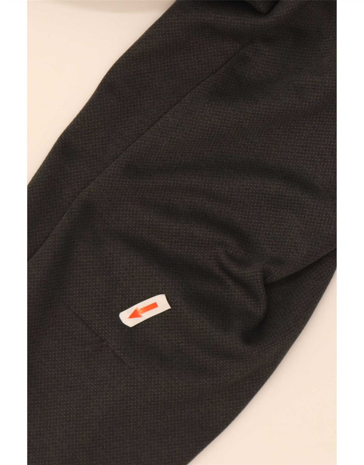 Nike Herre Dri Fit Pullover med lynlås-hals træningsdragt Top XL Grå Polyester